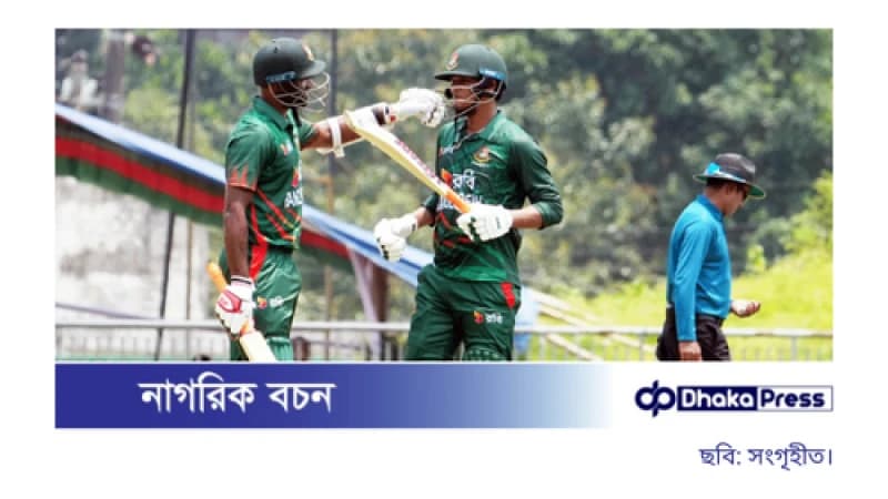 রাব্বি-নাসুমের দৃঢ়তায় লড়াইয়ের পুঁজি গড়ল বাংলাদেশ ‘এ’ দল রাব্বি-নাসুমের দৃঢ়তায় লড়াইয়ের পুঁজি গড়ল বাংলাদেশ ‘এ’ দল