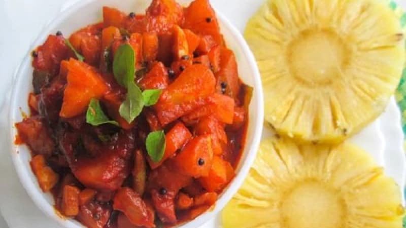 আনারসের আচার রেসিপি আনারসের আচার রেসিপি