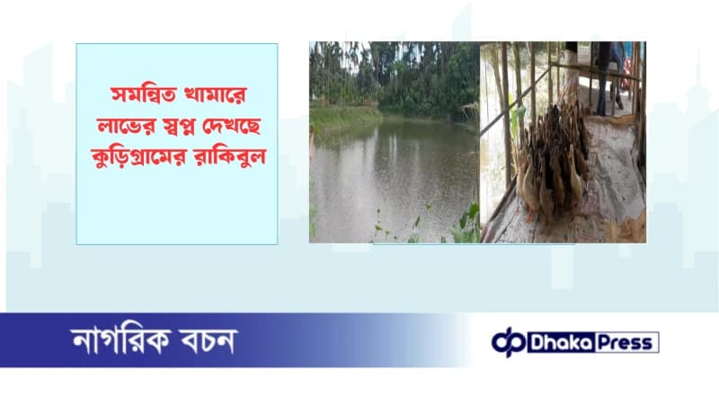 সমন্বিত খামারে লাভের স্বপ্ন দেখছে কুড়িগ্রামের রাকিবুল সমন্বিত খামারে লাভের স্বপ্ন দেখছে কুড়িগ্রামের রাকিবুল