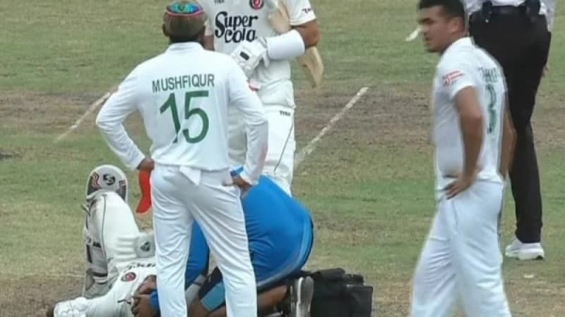 আফগান অধিনায়ক ভূপতিত ভয়ংকর বাউন্সারে তাসকিনের আফগান অধিনায়ক ভূপতিত ভয়ংকর বাউন্সারে তাসকিনের