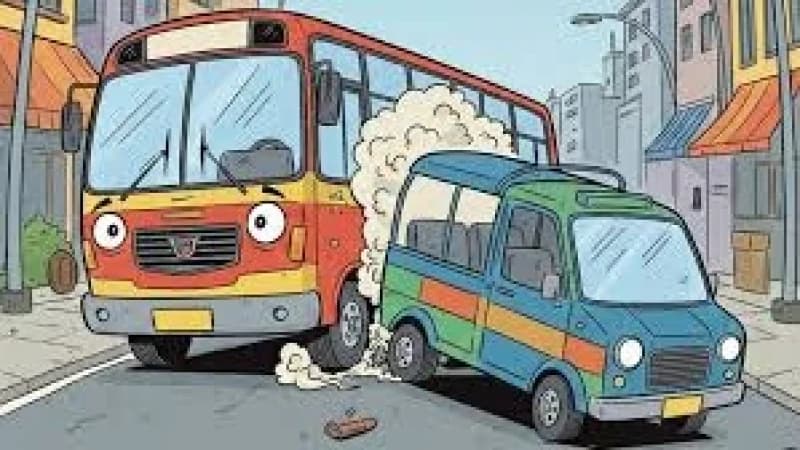 রাজধানীতে লেগুনা-বাস সংঘর্ষে নিহত ২ রাজধানীতে লেগুনা-বাস সংঘর্ষে নিহত ২