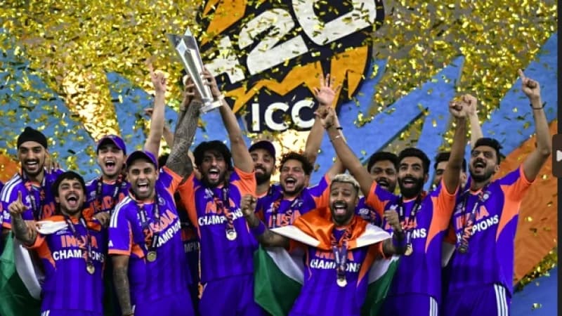 নিউজিল্যান্ডকে হারিয়ে রেকর্ড তৃতীয়বার টি-টোয়েন্টি বিশ্বকাপ চ্যাম্পিয়ন ভারত নিউজিল্যান্ডকে হারিয়ে রেকর্ড তৃতীয়বার টি-টোয়েন্টি বিশ্বকাপ চ্যাম্পিয়ন ভারত