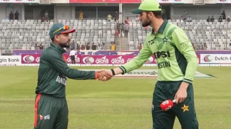 পাকিস্তানের বিপক্ষে টস হেরে প্রথমে ব্যাটিংয়ে বাংলাদেশ পাকিস্তানের বিপক্ষে টস হেরে প্রথমে ব্যাটিংয়ে বাংলাদেশ