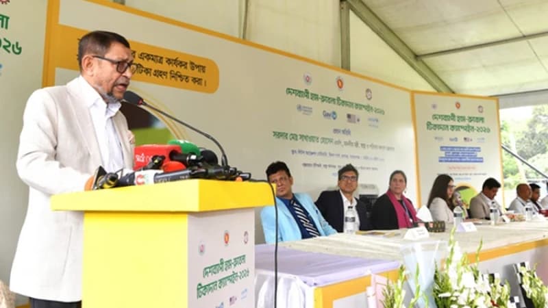নিয়মিত টিকা না দেয়ায় শিশুদের বড় একটি অংশ হামে আক্রান্ত হচ্ছে : স্বাস্থ্যমন্ত্রী নিয়মিত টিকা না দেয়ায় শিশুদের বড় একটি অংশ হামে আক্রান্ত হচ্ছে : স্বাস্থ্যমন্ত্রী