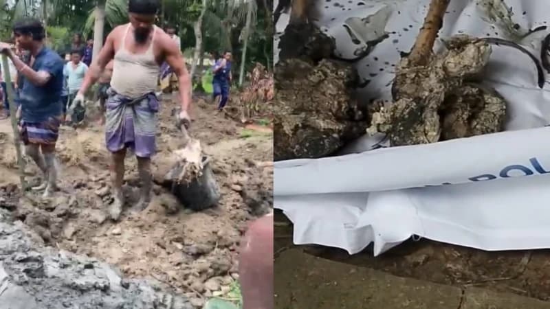 সম্পত্তি বিরোধে মা-ছেলেকে হত্যা, দুই বছর পর পুকুর খুঁড়ে উদ্ধার কঙ্কাল সম্পত্তি বিরোধে মা-ছেলেকে হত্যা, দুই বছর পর পুকুর খুঁড়ে উদ্ধার কঙ্কাল