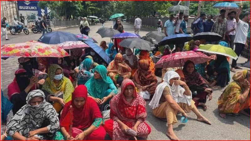 ৭ দফা দাবিতে মহাখালী-তেজগাঁও সড়ক অবরোধ, তীব্র যানজটে জনদুর্ভোগ ৭ দফা দাবিতে মহাখালী-তেজগাঁও সড়ক অবরোধ, তীব্র যানজটে জনদুর্ভোগ