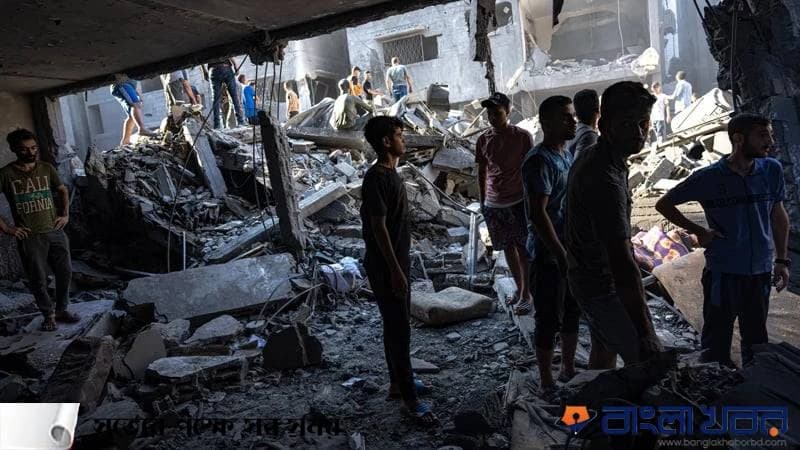 গাজার জাবালিয়া শরণার্থী শিবিরে ইসরায়েলি বোমা হামলার গাজার জাবালিয়া শরণার্থী শিবিরে ইসরায়েলি বোমা হামলার