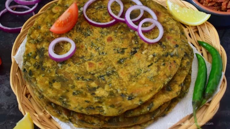 মেথি পরোটা রেসিপি মেথি পরোটা রেসিপি