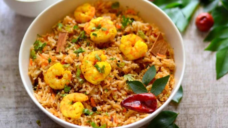চিংড়ি পোলাও রেসিপি চিংড়ি পোলাও রেসিপি