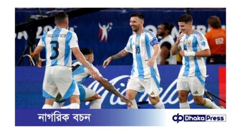 কানাডাকে হারিয়ে কোপার ফাইনালে আর্জেন্টিনা কানাডাকে হারিয়ে কোপার ফাইনালে আর্জেন্টিনা